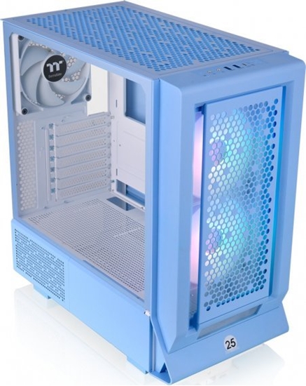 Picture of Komputer Thermaltake Thermaltake Ceres 350 MX , Tower Case (light blue, Tempered Glass x 2)
