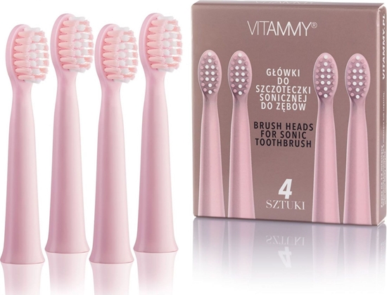Picture of Kocówka Vitammy do szczoteczki sonicznej Harmony róowa 4 szt.