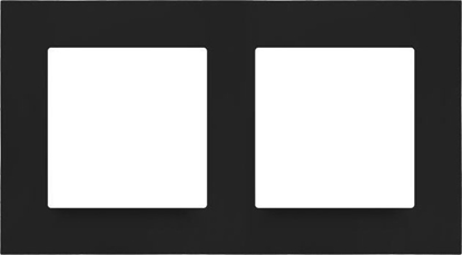 Attēls no Kontakt-Simon Ramka podwójna Kontakt-Simon 55 TR2/149 LINE czarny mat