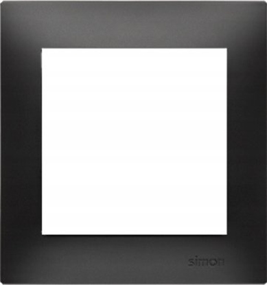 Attēls no Kontakt-Simon Simon 54 Premium Ramka 1-krotna PREMIUM do puszek karton-gips IP20 / IP44 czarny mat DRK1/49