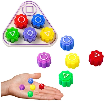 Attēls no Koci Do Gry W Gonggi Hacele Gra Zrcznociowa Squid Games Podstawka 5szt A LEAN TOYS