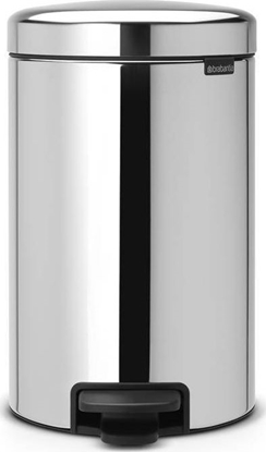 Picture of Kosz na mieci Brabantia New Icon na peda srebrny (920005116)