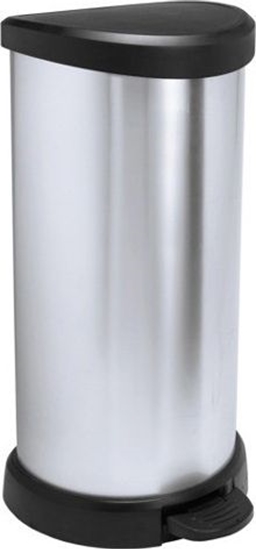 Picture of Kosz na mieci Curver na peda 5L srebrny (185376                         )