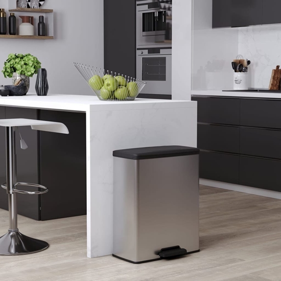 Picture of Curver | Pedal Bin Deco, 65L | Silver