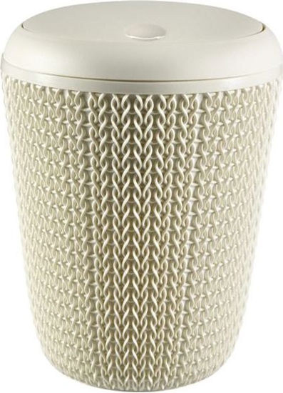 Picture of Kosz na mieci Curver uchylny 6L kremowy (235057                         )