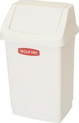 Picture of Kosz na mieci Curver uchylny biay (04042-026-65)