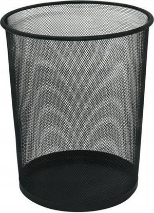 Picture of Kosz na mieci Forofis Kosz na mieci FOROFIS 91312 czarny metalowa siatka