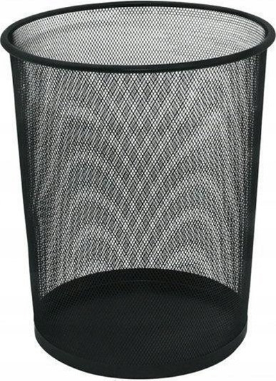 Picture of Kosz na mieci Forofis Kosz na mieci FOROFIS 91312 czarny metalowa siatka