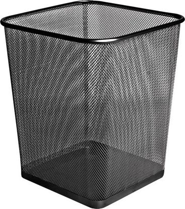 Picture of Kosz na mieci Forofis Kosz na mieci FOROFIS 91328 czarny metalowa siatka