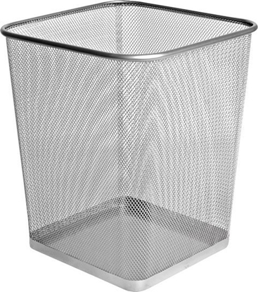 Picture of Kosz na mieci Forofis Kosz na mieci FOROFIS 91329 srebrny metalowa siatka