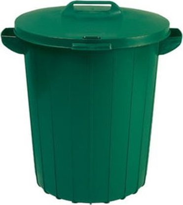 Picture of Kosz na mieci Pojemnik na odpady 90L zielony  [313|60]