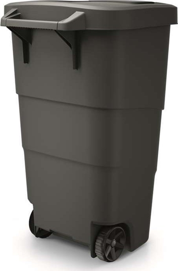Picture of Kosz na mieci Prosperplast Kosz ogrodowy WHEELER 110 L  Czarny recykling