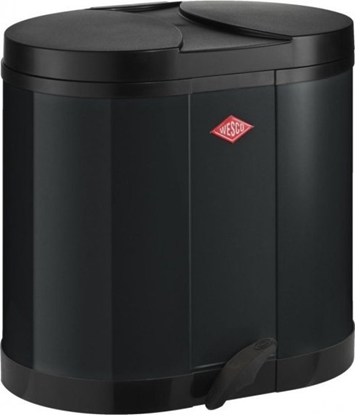 Picture of Kosz na mieci Wesco Kosz na mieci czarny 2x15l BETA Wesco