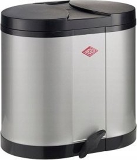 Picture of Kosz na mieci Wesco Kosz na mieci srebrny 2x15l BETA Wesco