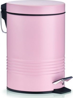 Picture of Kosz na mieci Zeller na peda róowy (18787)