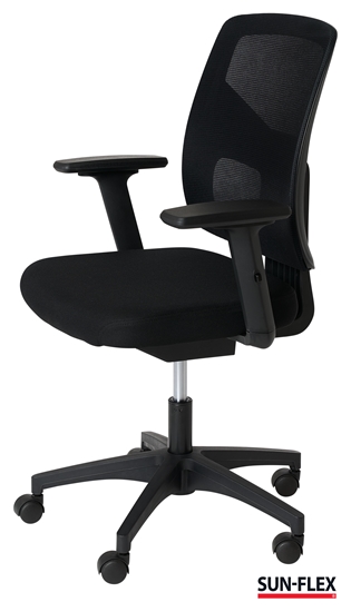 Picture of Krēsls SUN-FLEX OFFICECHAIR MESH, melns