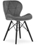Изображение Krzeso LAGO Aksamit - szare / nogi czarne x 1