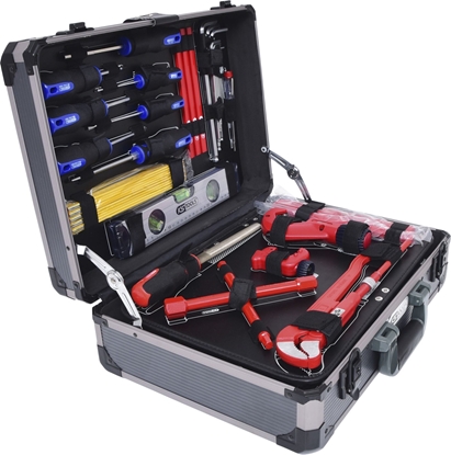 Picture of KS Tools 1/4 +1/2  Tool Set for Plumping and Heating, 95 pcs
