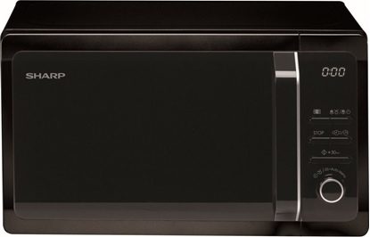 Attēls no Kuchenka mikrofalowa Sharp SHARP R243BK Microwave oven solo compact, 20l, 800W