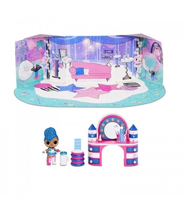 Attēls no L.O.L. Lelle 8 cm Surprise Furniture Backstage with Independent Queen + 10 pārsteigumi 564942