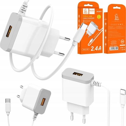 Attēls no adowarka . DENMEN BIAA ADOWARKA SIECIOWA USB +  KABEL TYP-C DC09T-W