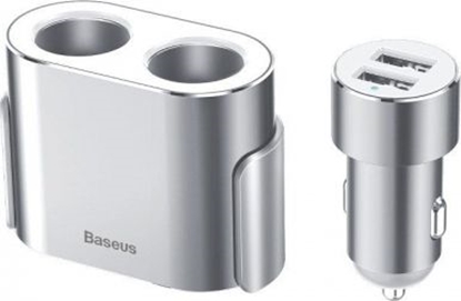 Attēls no adowarka Baseus 1x USB-A 1x USB-C 3.1 A  (BSU798SLV)