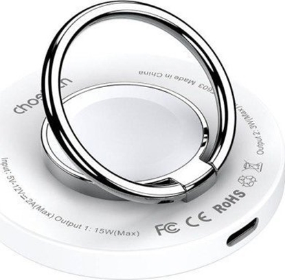 Picture of Choetech Wireless charger 2-in-1 Choetech T603-F, holder (white)