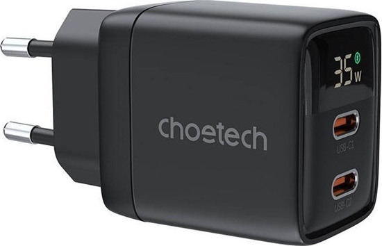 Picture of adowarka Choetech adowarka sieciowa GAN USB-C-USB-C Choetech PD6051 (czarna)
