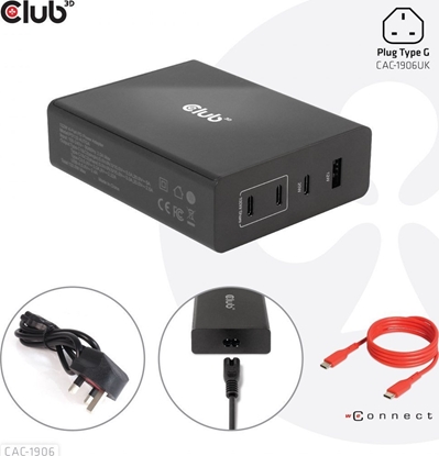 Picture of adowarka Club 3D 1x USB-A 3x USB-C  (CAC-1906)
