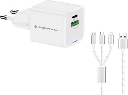 Attēls no Conceptronic ALTHEA16W 2-Port 33W GaN USB PD Charger