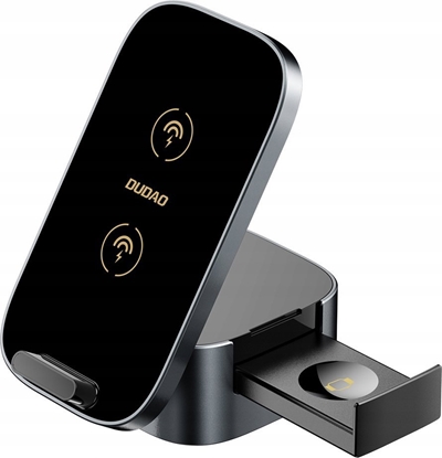 Attēls no Dudao Dudao A11Pro+ 15W 3in1 Inductive Charger for Phone/Smartwatch/Headphones - Black