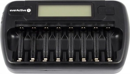 Attēls no adowarka EverActive EVERACTIVE ADOWARKA PROCESOROWA AAA/AA, 8 W PENI NIEZALENYCH KANAÓW, ADOWANIE, ODWIEANIE, ADAPTER 12V W ZEST. NC-800