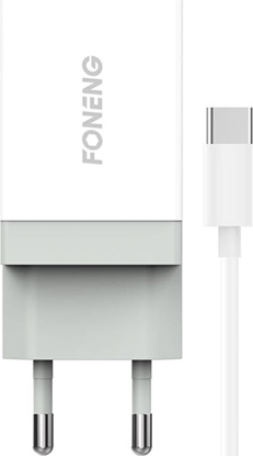 Picture of Foneng Fast charger Foneng 1x USB K210 + USB Type C cable 1m