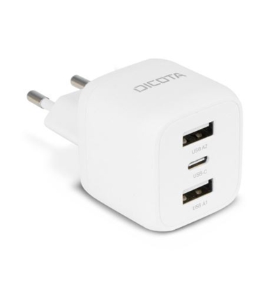 Picture of Dicota 3-Port GaN Wall Charger (32W) EU black