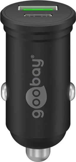Picture of Goobay 61739 Dual-USB Car Fast Charger USB-C PD, 45 W