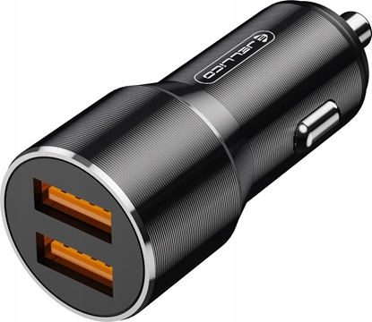 Изображение adowarka Jellico JELLICO adowarka samochodowa F9 36W 2xUSB QC3.0 Czarny