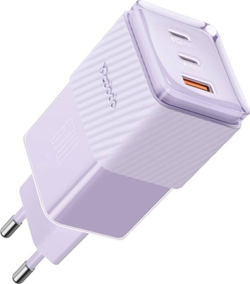 Attēls no adowarka Mcdodo adowarka sieciowa GaN 67W CH-1502 2x USB-C, USB-A (fioletowa)