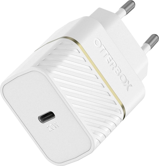 Изображение adowarka OtterBox OtterBox EU Wall Charger 20W 1X USB-C 20W USB-PD White *Bulk