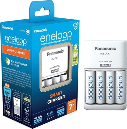 Picture of Panasonic Eneloop Smart Batteries charger + 4x AA 2000 mAh