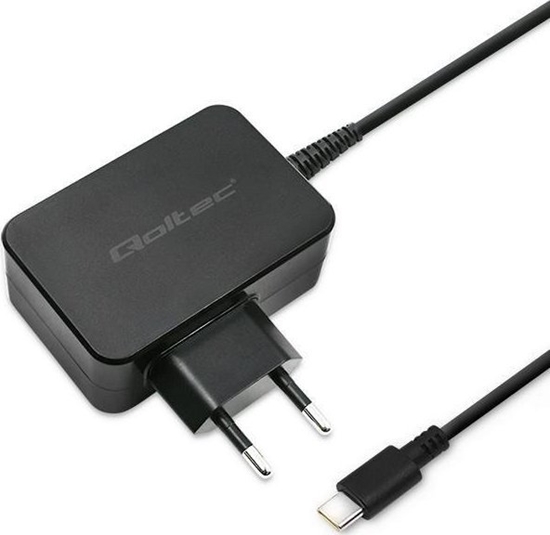 Picture of Ładowarka sieciowa 65W | 5-20V | 3-3.25A | USB typ C | PD |      Czarna 