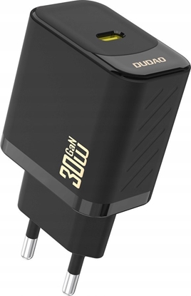 Attēls no Dudao Dudao A27P 30W PD GaN USB-C Wall Charger - Black