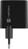 Picture of Ładowarka sieciowa Ribera GAN 1X USB-A + 1X USB-C 45W Czarna