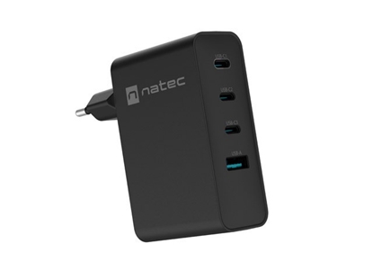 Изображение Natec Ribera USB-A + 3x USB-C Network Charger 100W