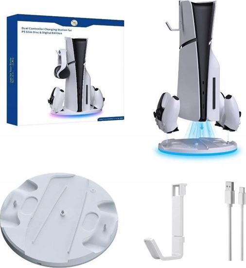 Picture of adowarka Stacja Dokujca Stojak - Sony PlayStation 5 PS5 SLIM DISC Digital / JYS-5196