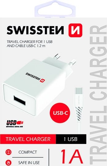 Picture of adowarka Swissten 1x USB-A 1 A (22063000)