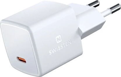Picture of adowarka Swissten Gan mini travel charger USB-C 25W Power Delivery