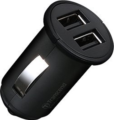 Picture of adowarka Transcend Transcend TS-DPL3 - Auto-Netzteil - 2.4 A - 2 Ausgabeanschlussstellen (2 x USB) - fur DrivePro 620