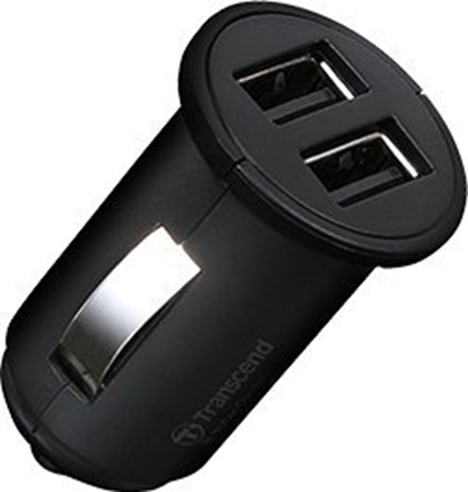 Picture of adowarka Transcend Transcend TS-DPL3 - Auto-Netzteil - 2.4 A - 2 Ausgabeanschlussstellen (2 x USB) - fur DrivePro 620