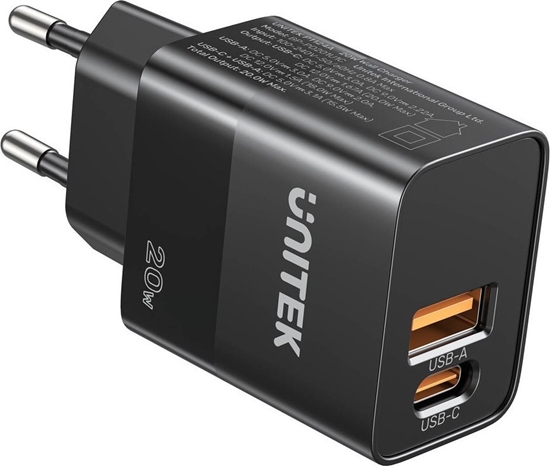 Изображение adowarka Unitek P1124ABK01-EU 1x USB-A 1x USB-C 3 A (P1124ABK01-EU)
