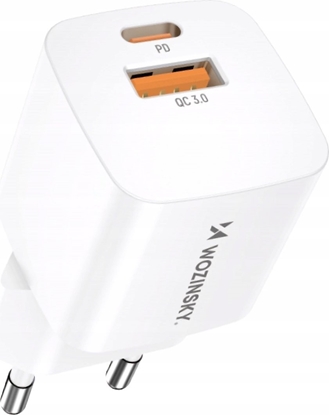 Picture of adowarka Wozinsky adowarka sieciowa Wozinsky CMWCW 20W USB-C / USB-A - biaa